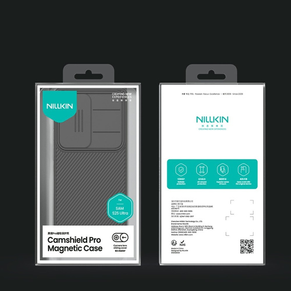 θήκη Nillkin για Samsung Galaxy S25 Ultra, CamShield Pro MagSafe, μαύρη