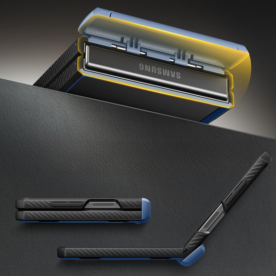 Θήκη Tongate MECH με MagSafe για Samsung Galaxy Z Flip7 FE / Z Flip6, πράσινο