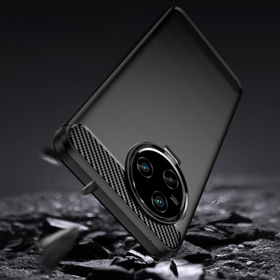 Θήκη για Infinix Note 12 2023, Carbon, μαύρη