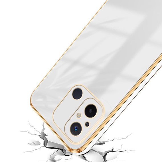 Θήκη για Xiaomi Redmi 12C, Glamour CamShield, λευκή
