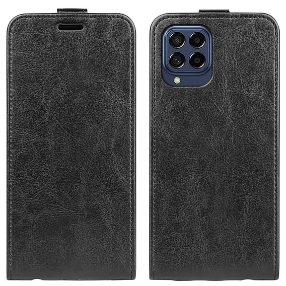 Θήκη με πτερύγιο για Samsung Galaxy M33 5G, Flip, μαύρη