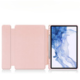 Θήκη πληκτρολογίου για Samsung Galaxy Tab S9, Rotary 360° Leather, ροζ rose gold