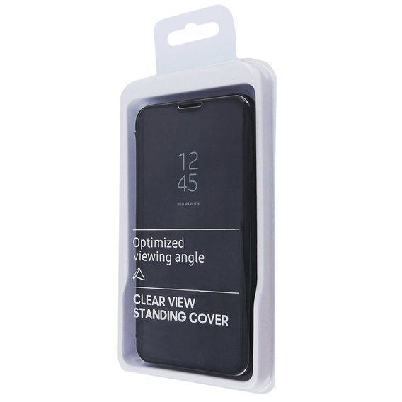 Θήκη για Samsung Galaxy A22 5G, Clear View, μαύρη
