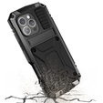 Θωρακισμένη θήκη για iPhone 16 Pro, R-JUST, μαύρη