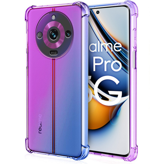 θήκη για το Realme 11 Pro / 11 Pro +, Gradient Dropproof, Μωβ / μπλε