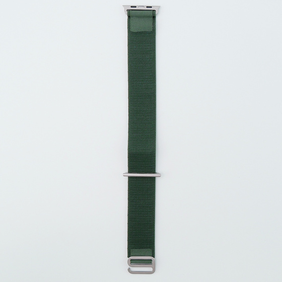 Λουράκι νάιλον για Apple Watch 1/2/3/4/5/6/7/8/SE/ULTRA 42/44/45/49mm, Πράσινο