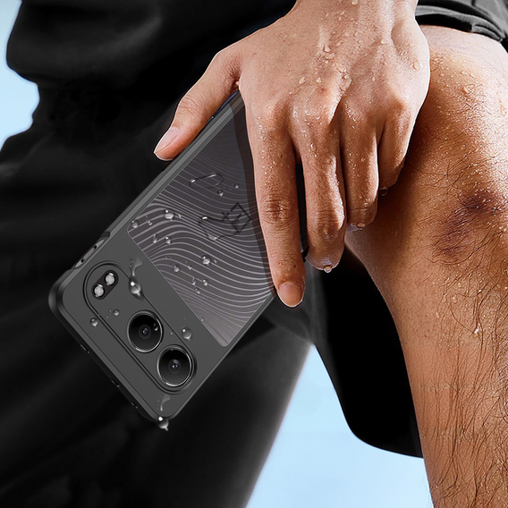 θήκη DuxDucis για το OnePlus Nord 4, Aimo Case, διαφανής / μαύρη