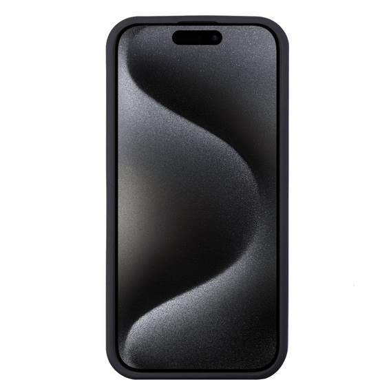 Θήκη για iPhone 15 Pro, Aramid Fiber Cover, μαύρη