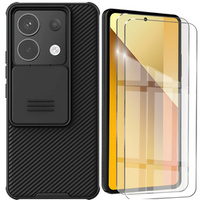 Θήκη για Xiaomi Redmi Note 13 Pro 5G / Poco X6 5G, θωρακισμένη Nillkin, CamShield Pro, μαύρη