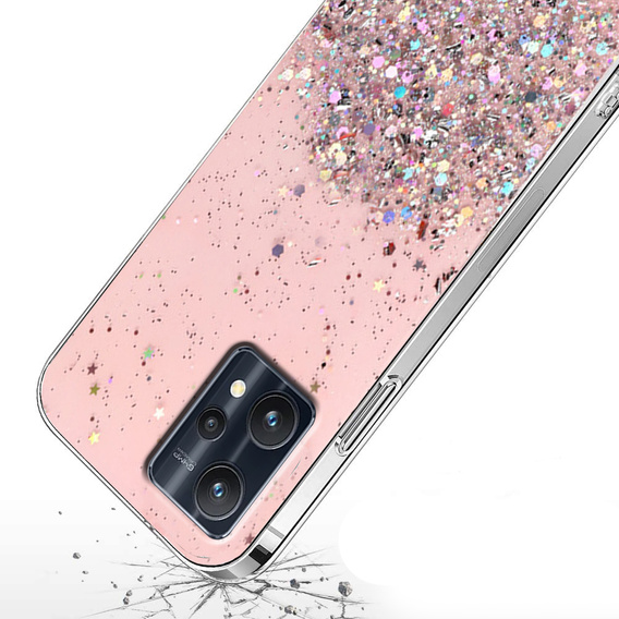 Θήκη για Realme 9 Pro+ Plus / Realme 9 4G, Glittery, ροζ