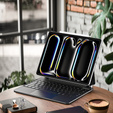 Θήκη πληκτρολογίου για Apple iPad Pro 13" 7th gen 2024, Dux Ducis MK Series, μαύρο