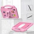 Παιδική θήκη για Samsung Galaxy Tab A9, Cute Patterns, με βάση, ροζ
