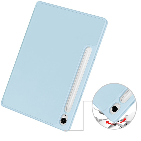 Θήκη για Samsung Galaxy Tab S10 FE+ Plus, Smartcase με χώρο για γραφίδα, μπλε