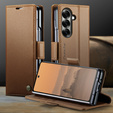 CASEME Litchi θήκη πορτοφόλι flip για Samsung Galaxy Z Fold7 5G
