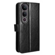 Θήκη με πτερύγιο για Vivo V50 Lite 4G / 5G, Crazy Horse Wallet, μαύρη
