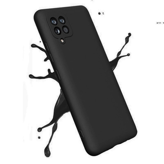 Θήκη για Samsung Galaxy A22 / M22 4G / LTE, Silicone Lite, μαύρη