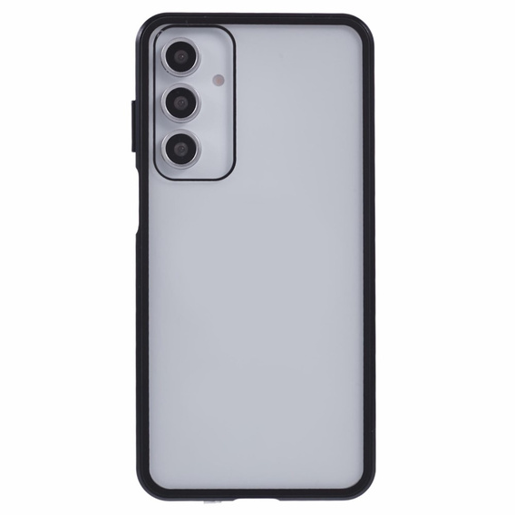 θήκη για το Samsung Galaxy A16, Magnetic Dual Glass, μαύρη