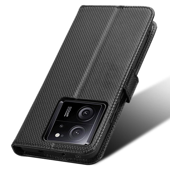 Αναδιπλούμενη θήκη για Xiaomi 13T / 13T Pro / Redmi K60 Ultra, Smart Magnet, μαύρο