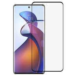 Μετριασμένο γυαλί 3D για Motorola Edge 30 Fusion, μαύρη