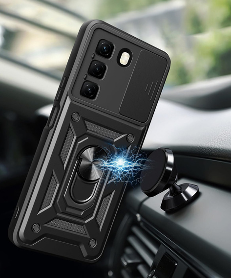 Θήκη για Infinix Hot 50 Pro+ 4G, CamShield Slide, μαύρη
