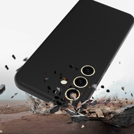Θήκη για Samsung Galaxy S24 FE, Silicone MagSafe, μαύρη