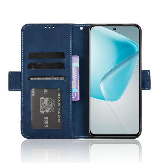 Θήκη με πτερύγιο για Infinix Hot 50 Pro 4G, Card Slot, σκούρο μπλε