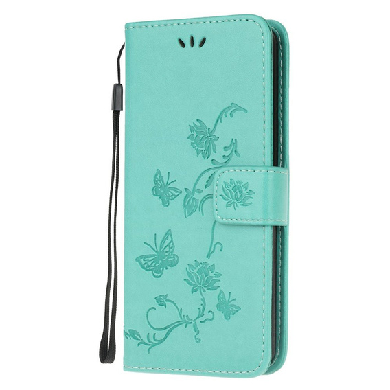 Θήκη με πτερύγιο για Motorola Moto G30 / G10, Butterfly, μπλε