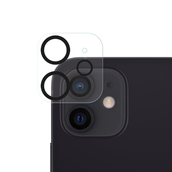 Μετριασμένο γυαλί για κάμερα για το iPhone 12, διαφανής