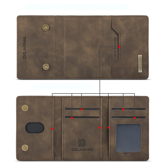 Θήκη για Samsung Galaxy S21 FE, DG.MING 2in1, μπλε