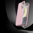 Αναδιπλούμενη θήκη για Samsung Galaxy S25+ Plus, Smart View Wallet, ροζ