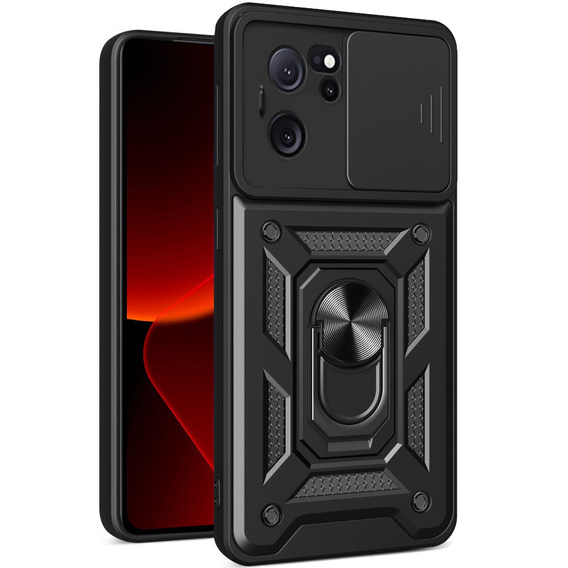 Θήκη για Xiaomi 13T / 13T Pro, CamShield Slide, μαύρη