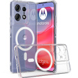 Θήκη για Motorola Edge 50 Pro, Fusion Hybrid, για MagSafe, διαφανής