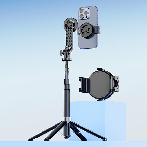 Blavec Fusion P06 - selfie stick αλουμινίου με MagSafe, τρίποδο και τηλεχειριστήριο