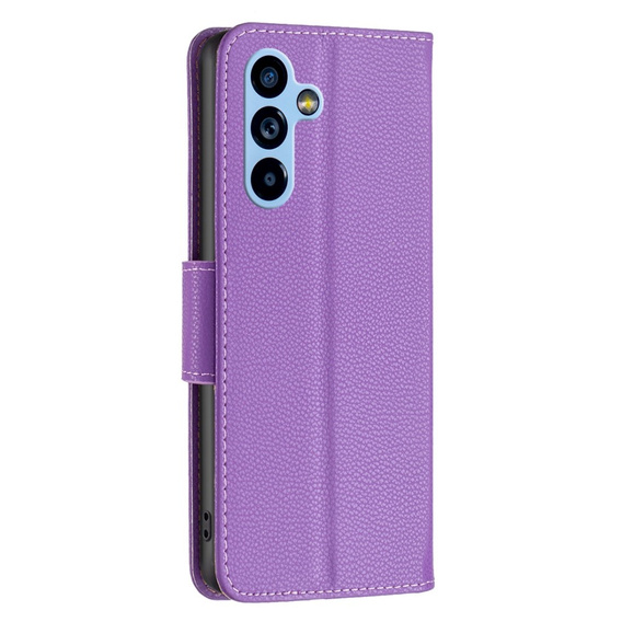 Θήκη με πτερύγιο για Samsung Galaxy A54 5G, Wallet Litchi Magnet, μωβ