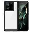 Θήκη για Xiaomi 13T / 13T Pro, Fusion Hybrid, διαφανής / μαύρη