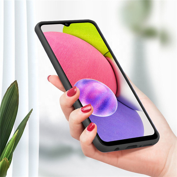 Θήκη για Samsung Galaxy A03S, Silicone Lite, μαύρη