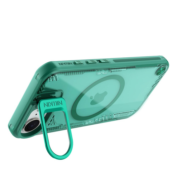 Θήκη για iPhone 16e, θωρακισμένη Nillkin, Icelade Prop, για Magsafe, πράσινη