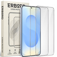 2x Μετριασμένο γυαλί για Samsung Galaxy S24+/S25+ Plus, ERBORD 9H Hard Glass στην οθόνη