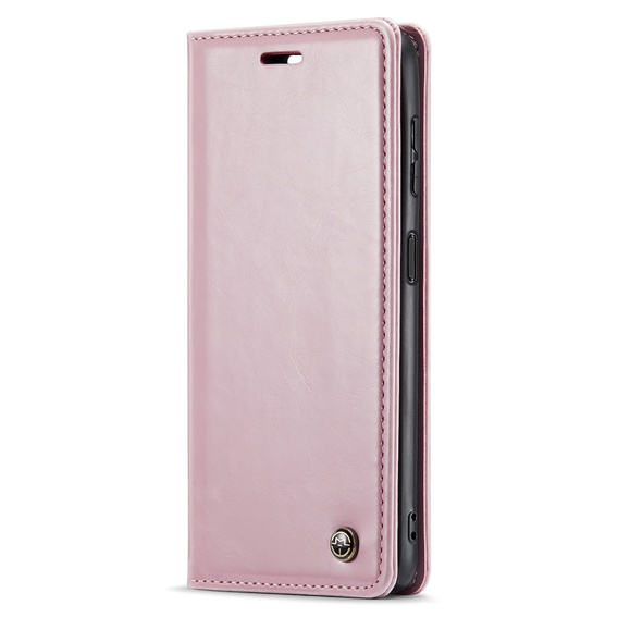 θήκη CASEME για Samsung Galaxy A14 5G, Waxy Textured, ροζ