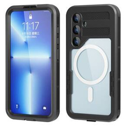 Αδιάβροχη θήκη για Samsung Galaxy S24, Redpepper, για MagSafe, μαύρη