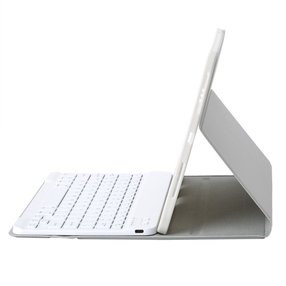 Θήκη με πληκτρολόγιο bluetooth για iPad 11" 2025 A16 (11 gen.) / iPad 10.9" 2022 (10 gen.), γκρι