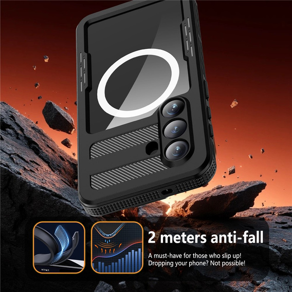 Αδιάβροχη θήκη REDPEPPER για Samsung Galaxy S26, μαύρη