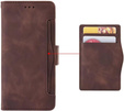 Θήκη με πτερύγιο για Realme 12+ Plus 5G, Card Slot, καφέ
