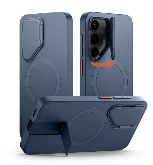 Θήκη για Samsung Galaxy S25, Suritch Shockproof, για MagSafe, μπλε