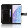 Θήκη με πτερύγιο για Xiaomi Redmi Note 14 4G, Crazy Horse Wallet, μαύρη