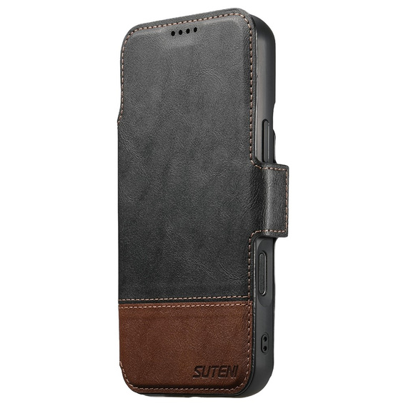 Θήκη 2 σε 1 για iPhone 17 Pro, SUTENI, για MagSafe, μαύρο