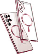 Θήκη για Samsung Galaxy S25 Ultra, Electro MagSafe, ροζ rose gold + Γυαλί για την οθόνη