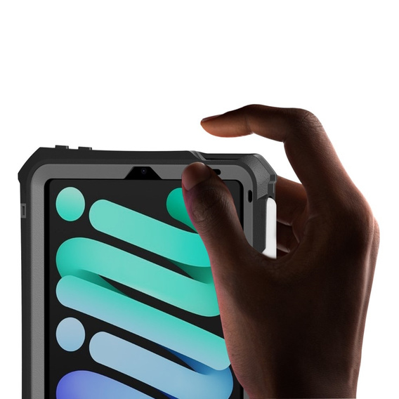 Αδιάβροχη θήκη IP68 για το iPad mini 8.3" 2021 (6 gen.) / iPad mini 8.3" 2024 (7 gen.), μαύρη