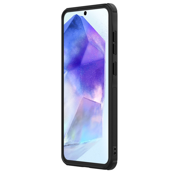θήκη NILLKIN για Samsung Galaxy A56 5G, Frosted Shield, για MagSafe, μαύρη