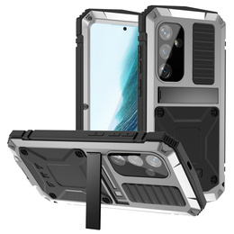 Θωρακισμένη θήκη για Samsung Galaxy S25+ Plus, R-JUST, ασημένια